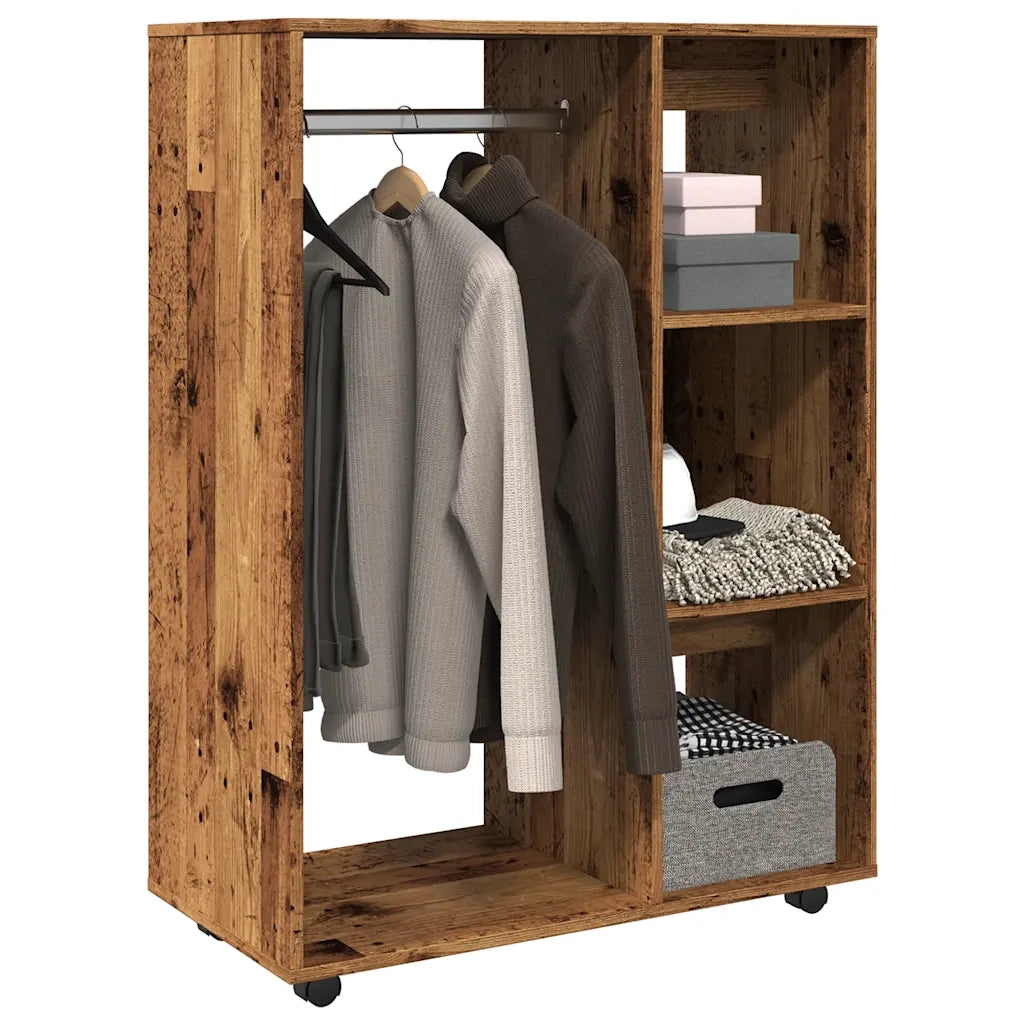 Armadio Legno Antico 80x40x110 cm in Legno Multistrato CFW9708611