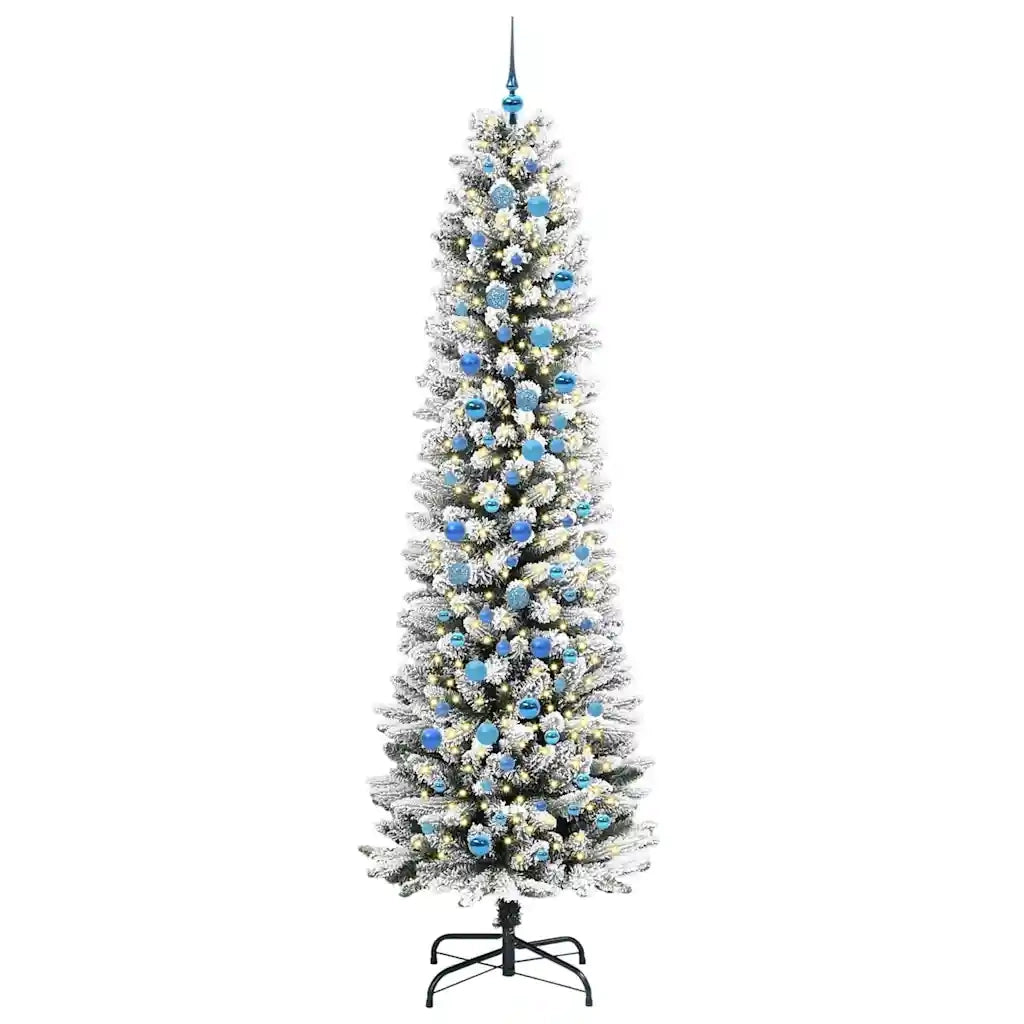Albero di Natale | Decorazioni natalizie artificiale con 300 LED Bianco 240 cm