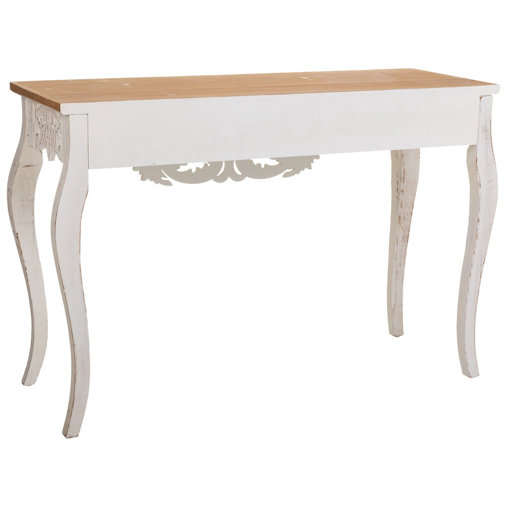 Mobile da ingresso in legno marrone 111x40x77h