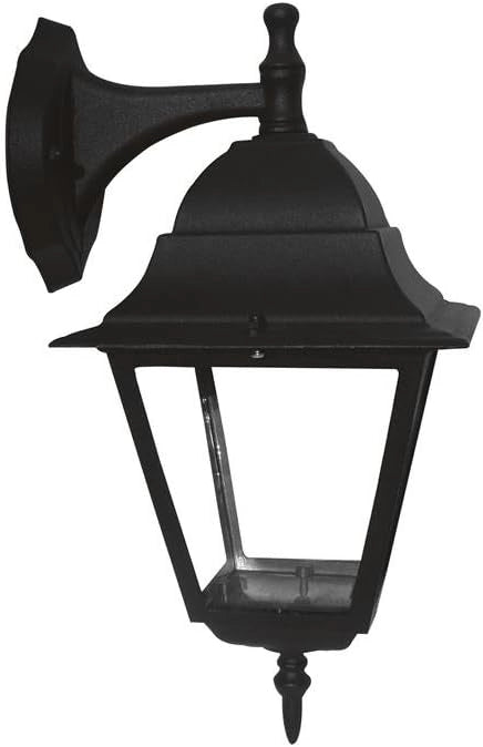 LANTERNA DA PARETE 'EOLO DOWN' Colore Nero