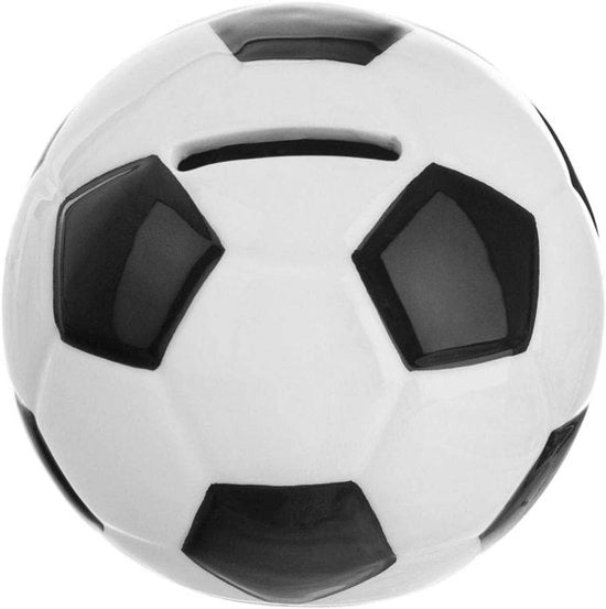 Cassa di Risparmio per Bambini - Ceramica - 10 cm - Nero e Bianco