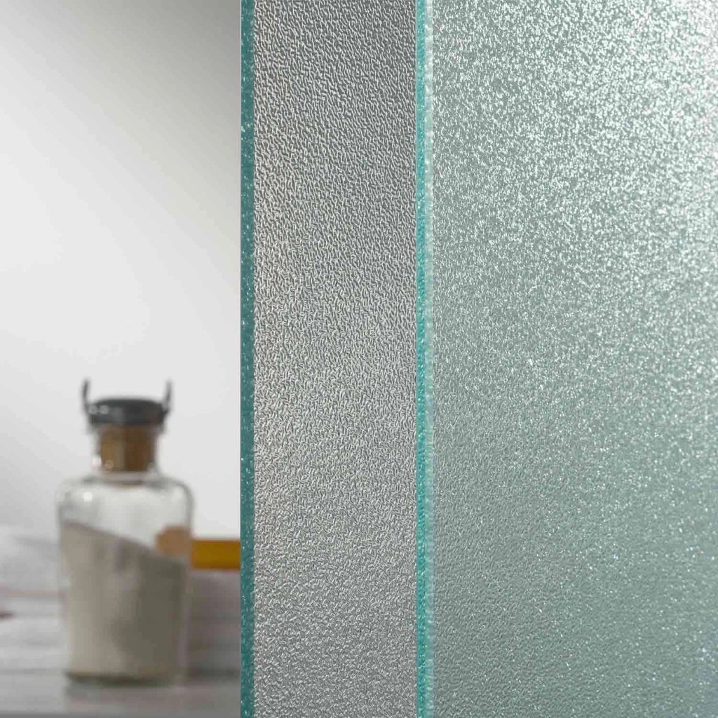 Box Doccia Angolare 75x80 cm 2 Ante Battenti in Cristallo Opaco 6mm H198 Fosterberg Aalborg Duo