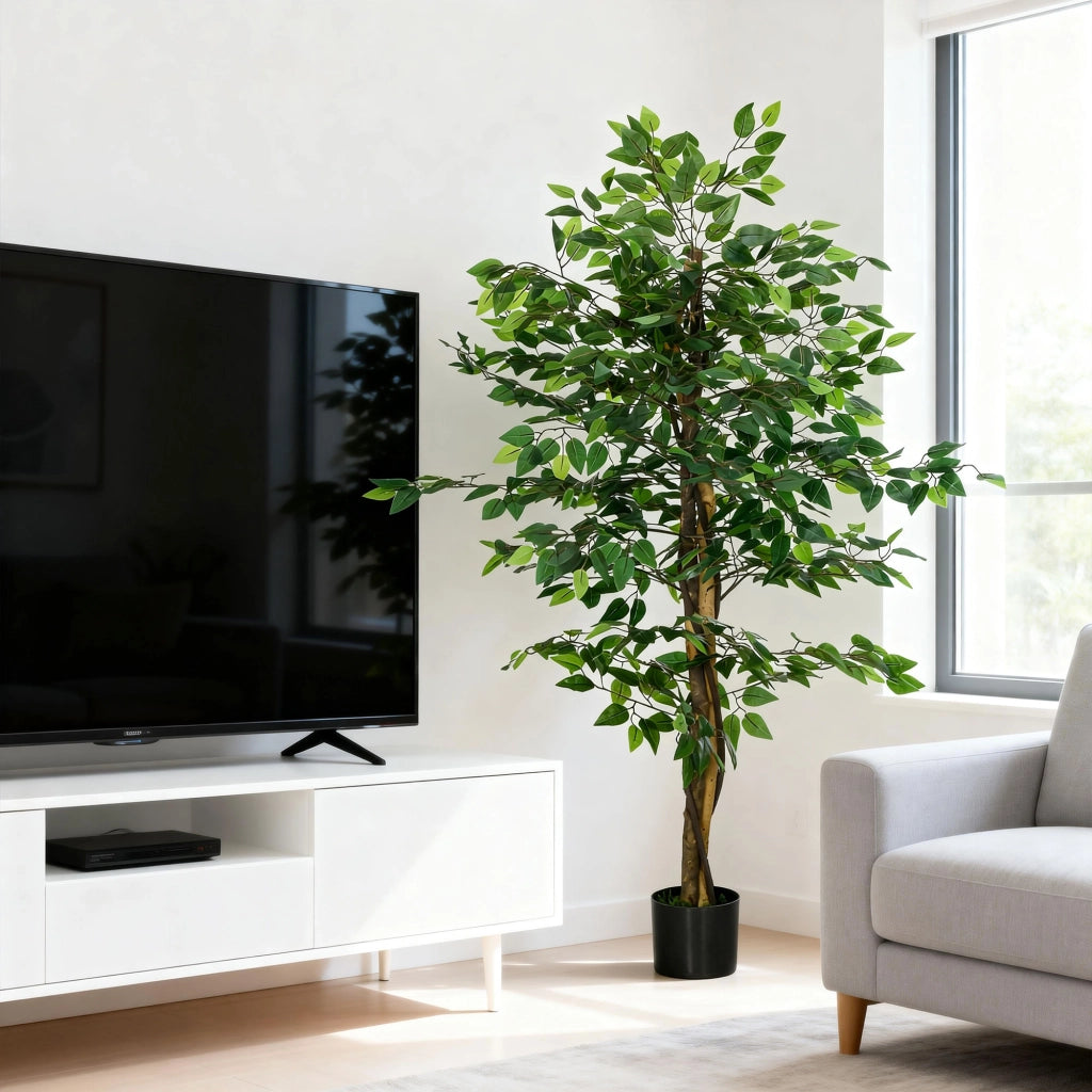 Pianta artificiale ficus ¨C Minimal ¨C 150 cm verde