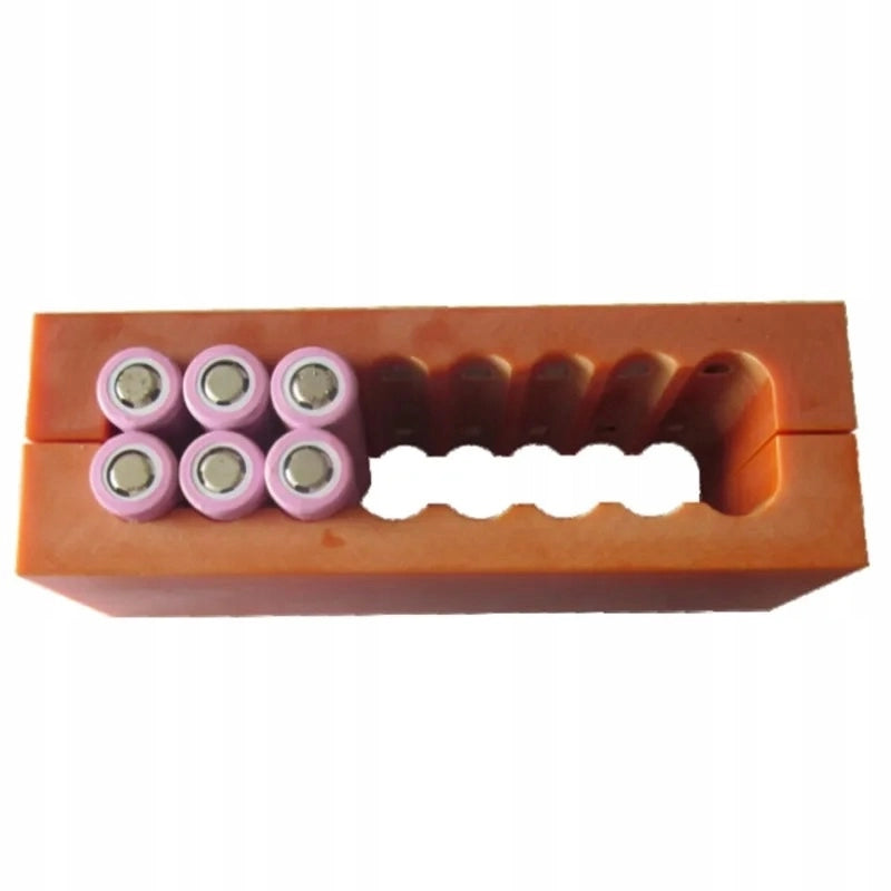 Forma di Saldatura per Batterie 18650 con Magnete 2x4 – Struttura Stabile | Capacità 8 Celle