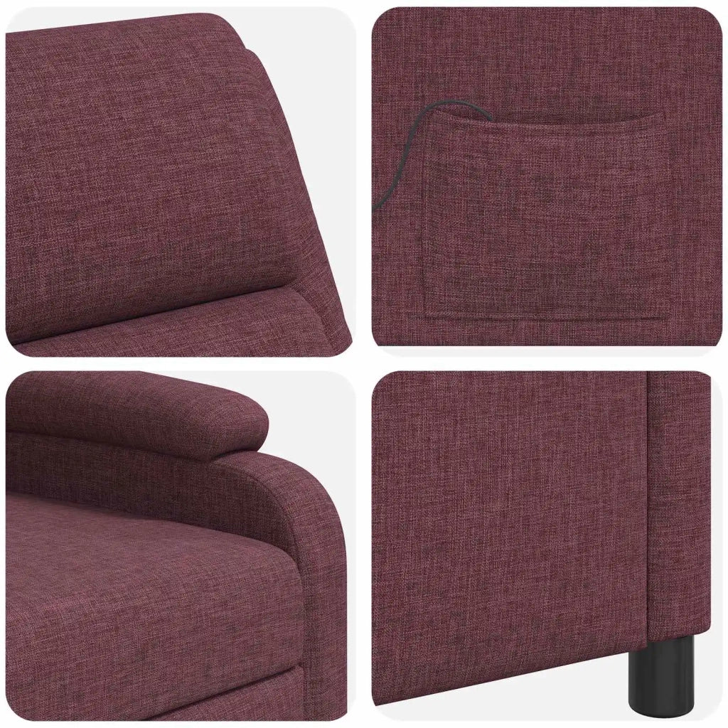 Poltrona Massaggiante Viola Tessuto 42034880