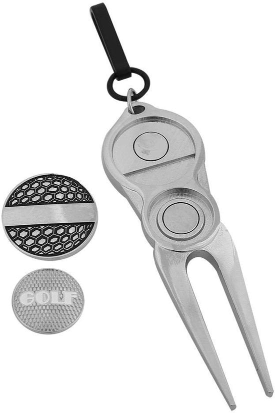 Foglio di Riparazione da Golf - Accessorio da Golf - Grip Antiscivolo - Incluso Marcatori Magnetici della Palla - Utensile da Golf Compatto e Duraturo