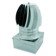 Fumaiolo radiante 22 x 22 cm in acciaio inox
