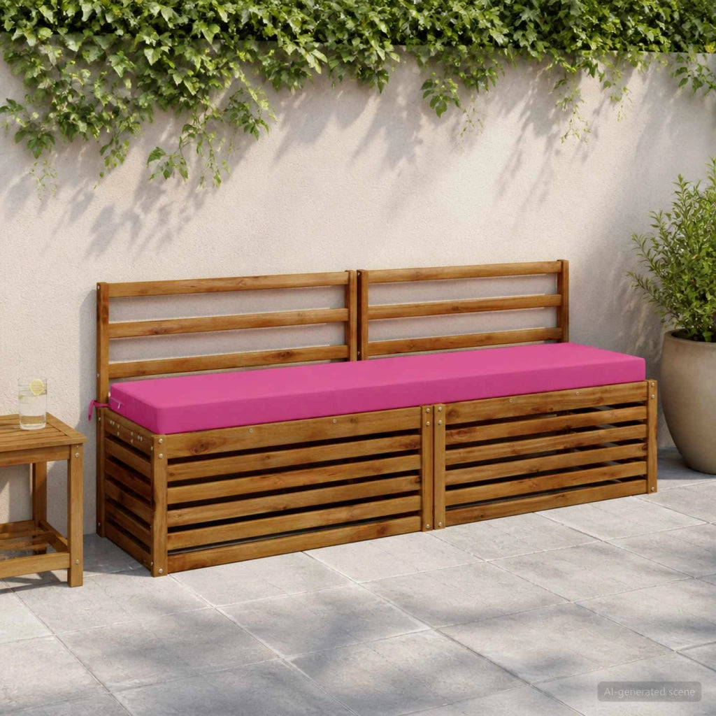 Cuscini per Panchina a 2 Pezzi SOEST 2 pz 100% Poliestere Rosa 949999