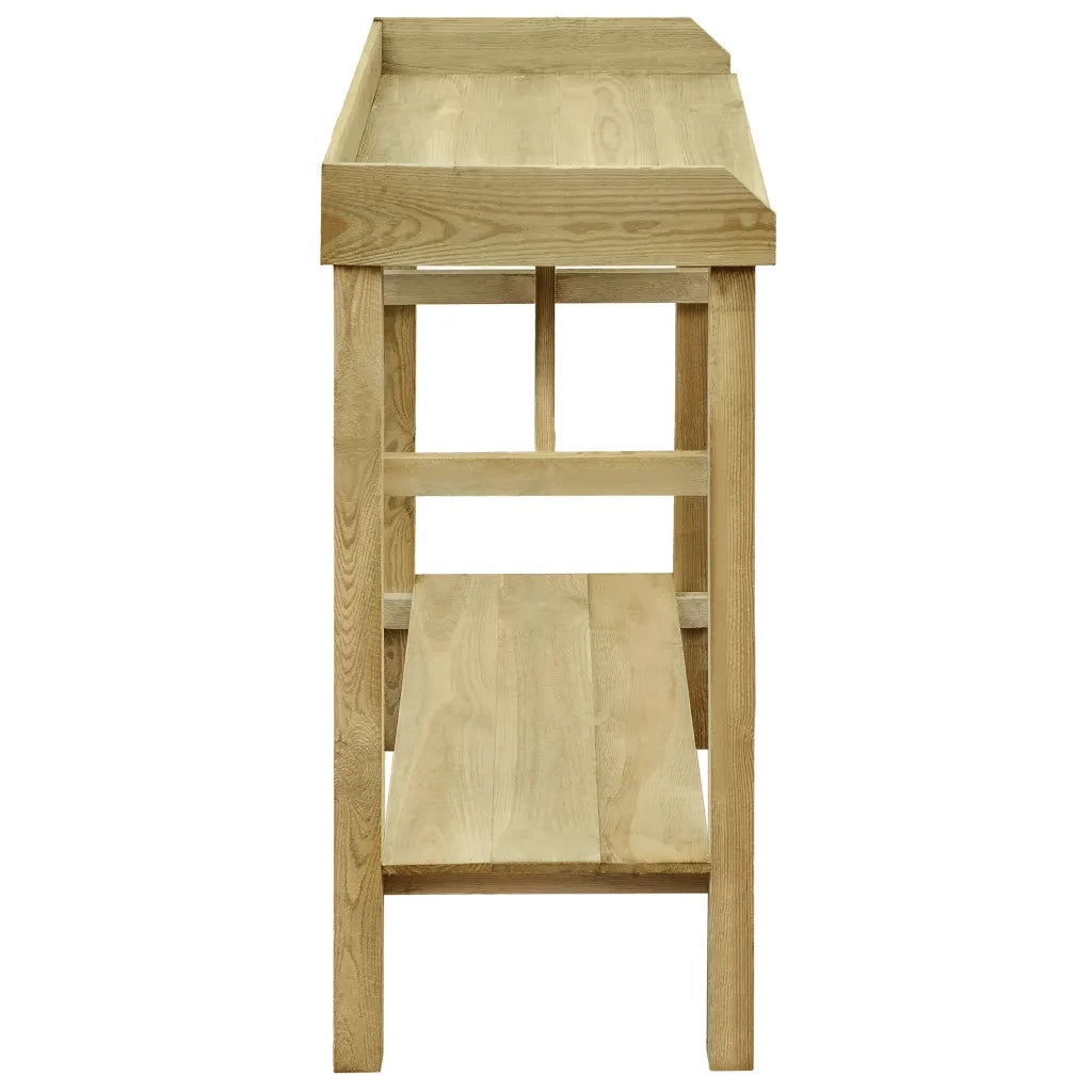 Tavolo da Lavoro da Giardino in Legno Impregnato 75x40x90cm 45302