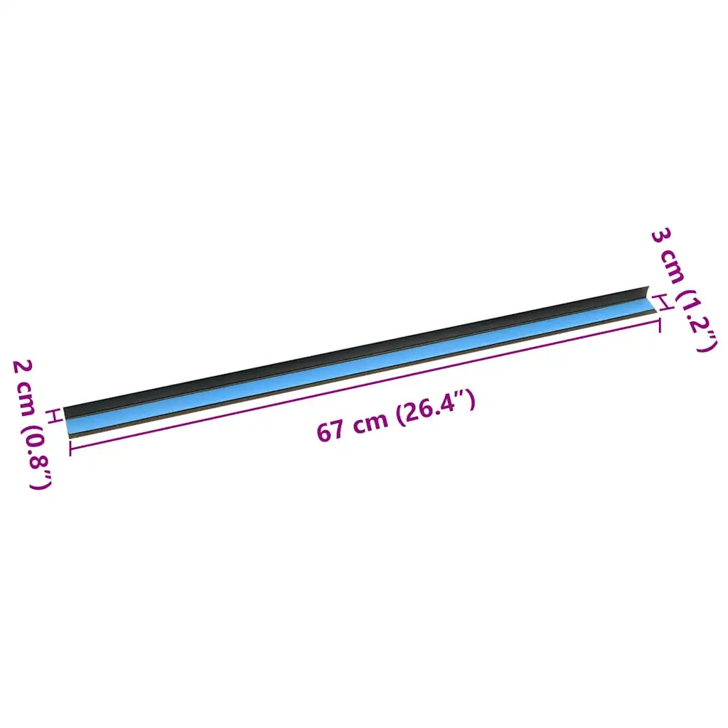 Paragradini 10 pcs Marrone 67 x 3 x 2 cm Alluminio 4015924