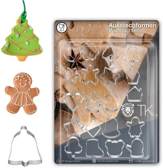 Set di stampi per biscotti da 20 pezzi - per la preparazione di Natale e Natale - forma per iniezione & forma per biscotti & forma per biscotti & forma per biscotti