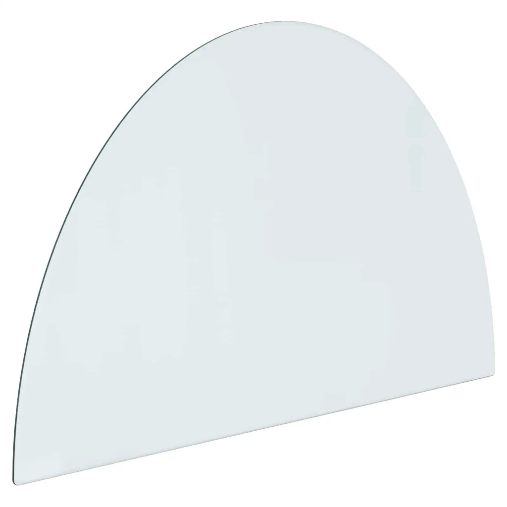 Piastra in vetro per camino Trasparente 800 x 500 mm Vetro CFW6567703