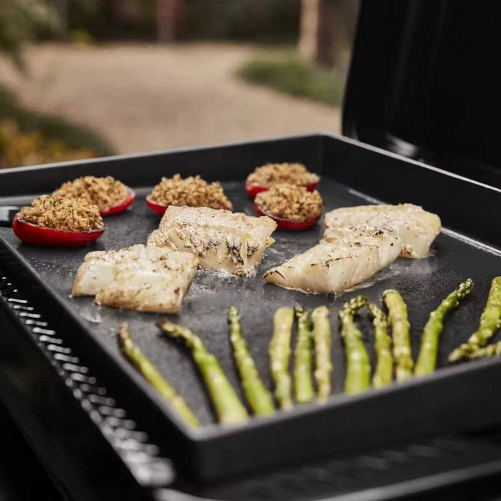 Piastra a Gas Premium Weber SLATE GP Portatile 56 cm 2 Bruciatori