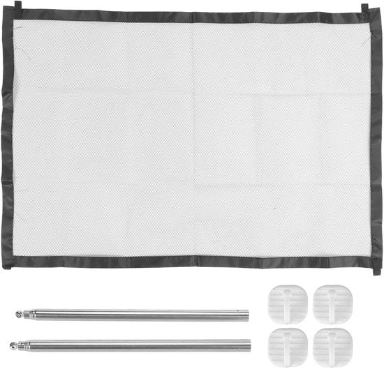 Portatile Hek per Cani - Sicuro per Bambini - Hek a Maglia - Adatto per Porte e Scale - Materiale Resistente