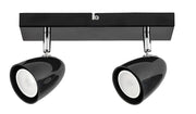 Faretto soffitto Rabalux Perico nero 2xGU10 max 5W