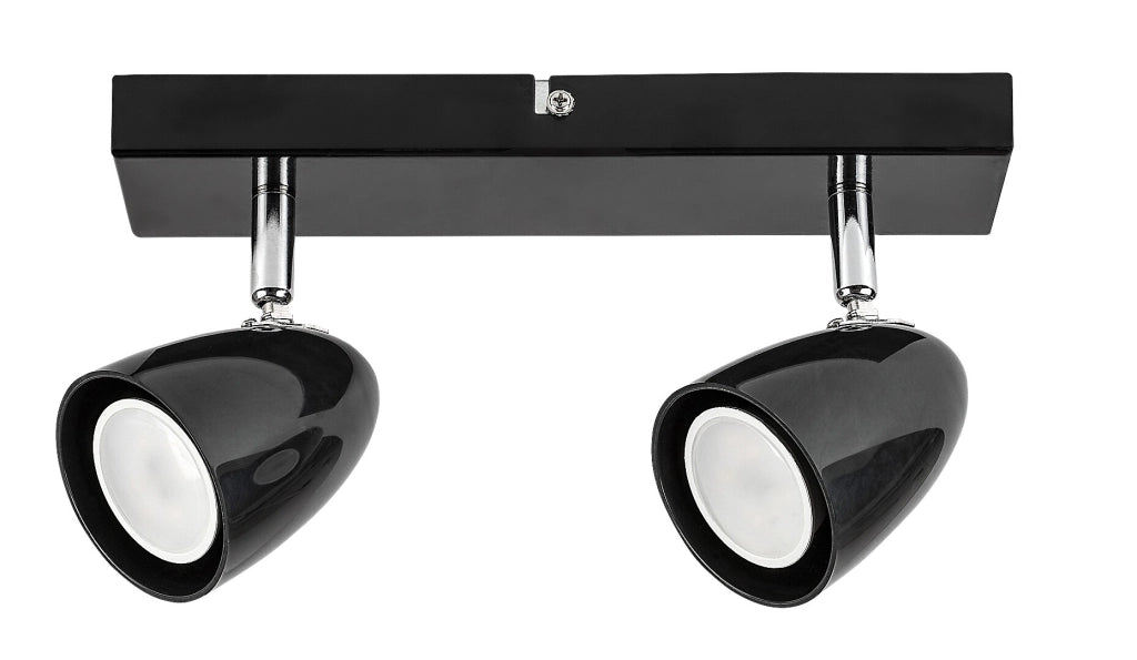 Faretto soffitto Rabalux Perico nero 2xGU10 max 5W