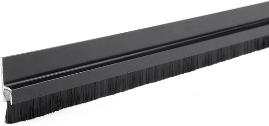 Vettore per porte 99 cm - Stopper per uscita di porta - Spazzola per pavimento - Sigillatura - Stop per aspirapolvere - Lega di alluminio con spazzola in nylon - Sigillatura di porta
