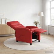 Poltrona Massaggiante Rosso Similpelle 42034906