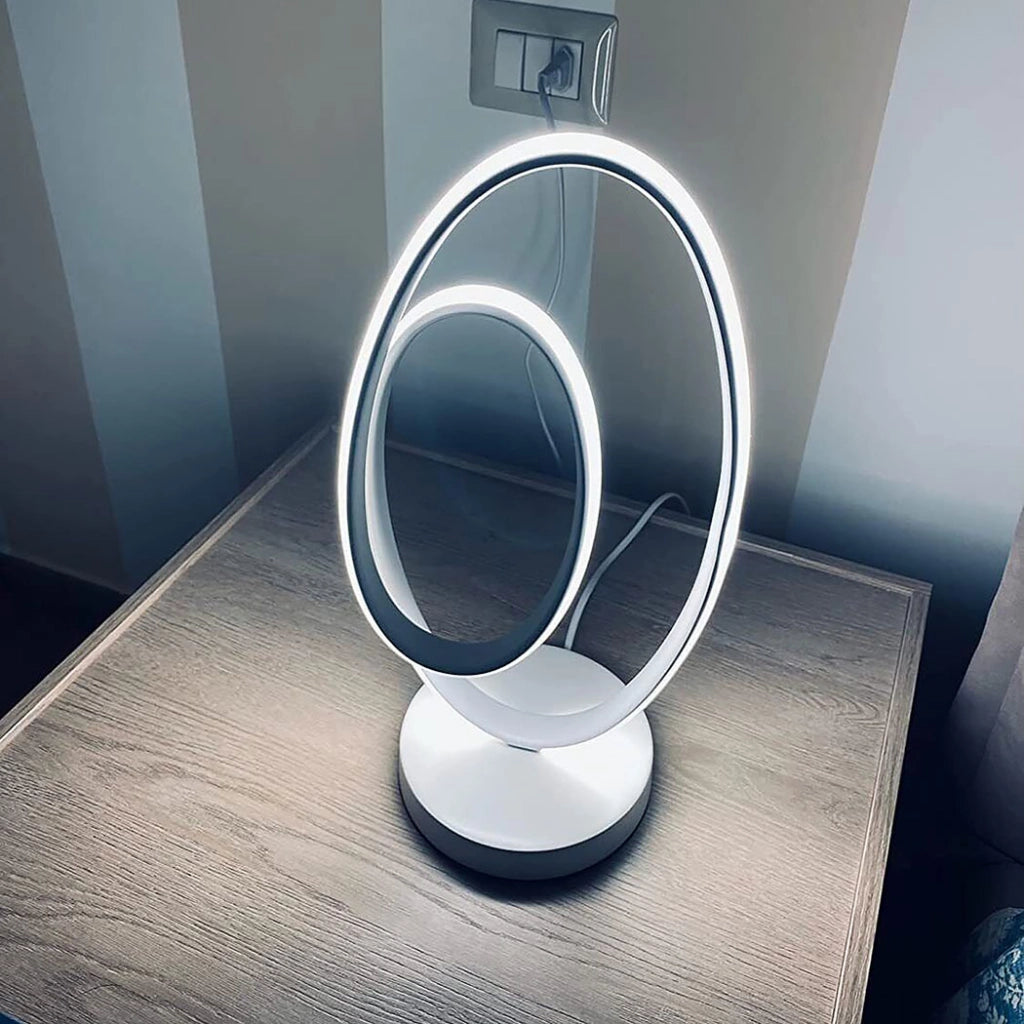 Lampada da Scrivania Comodino Notturna alta Illuminazione a Led Design Moderno