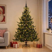 Albero di Natale artificiale con palline 180 cm 300 LED 3466415