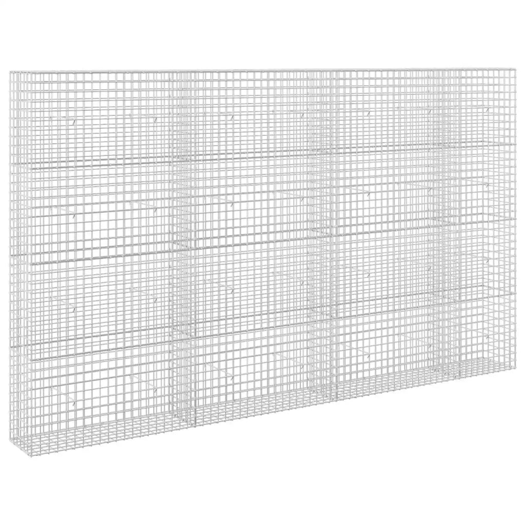 Gabione con filo da 5 mm e rete da 5x5 cm 450x30x200 cm 3464211