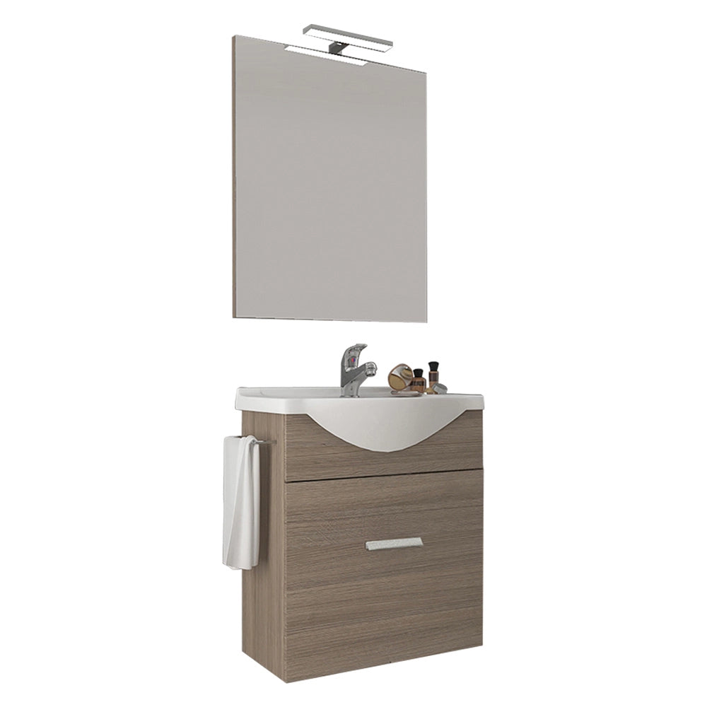 1pz mobile bagno 'zaffiro' base 58 x 47,5 x h.65 - 2 ante cod:ferx.2061154nlm