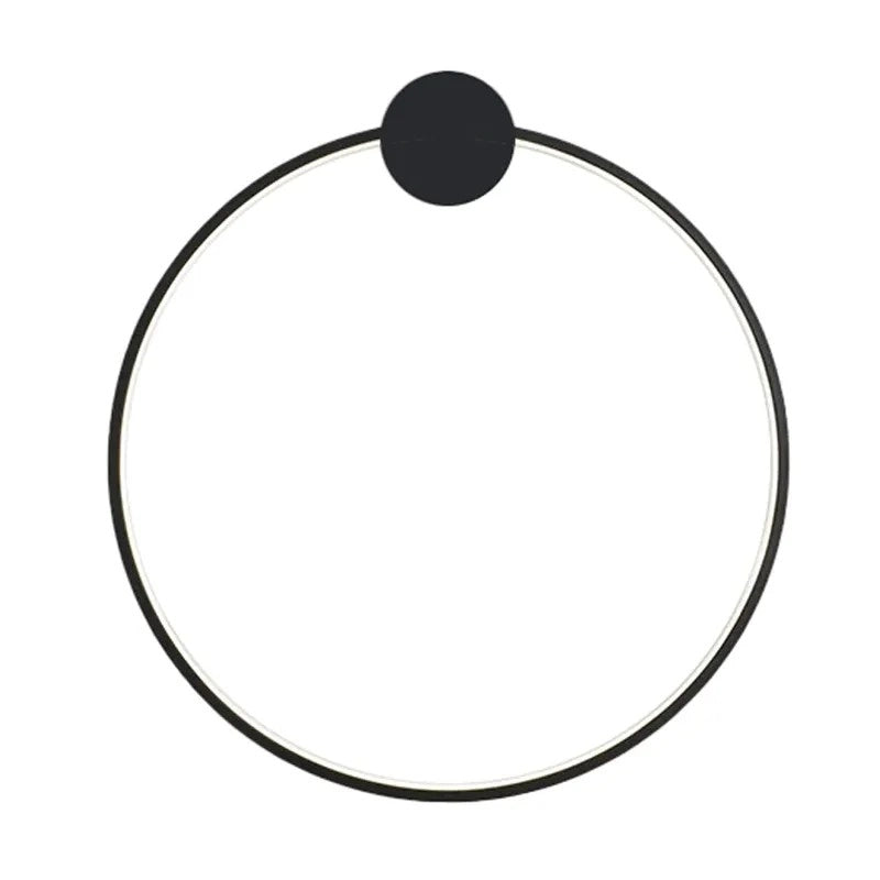 Lampada Da Parete Led App1389-cw Black 50cm