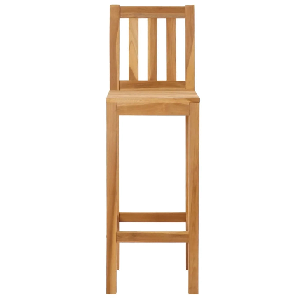 Sedia da Bar 2 pcs Non trattato 35 x 45 x 110 cm 42030011