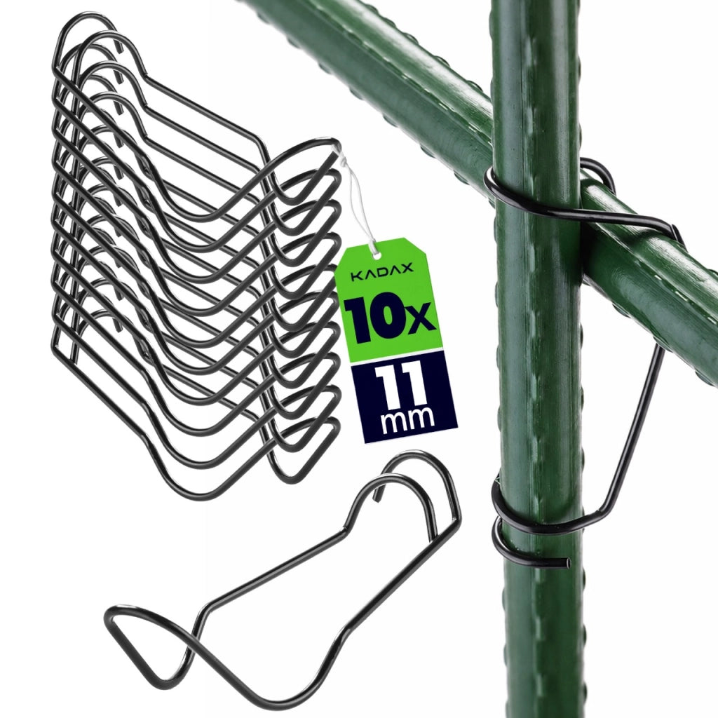 KADAX Giunti in acciaio per tutori 11 mm, 10 pz
