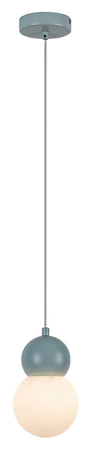 Lampada a sospensione minimal blu doppia sfera G9 Rabalux