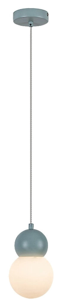 Lampada a sospensione minimal blu doppia sfera G9 Rabalux
