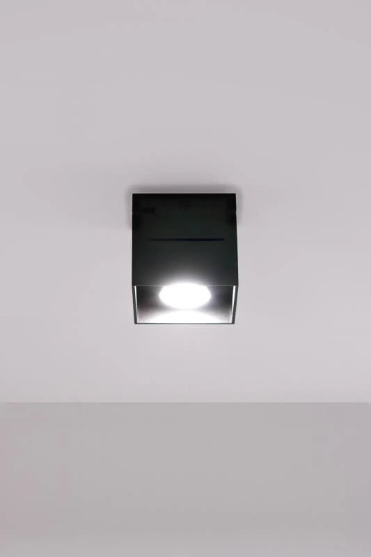 Plafoniera spot Lampex Quado Pro 1 luce bianca GU10