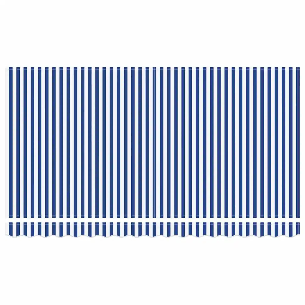 Tenda Retrattile Blu e Bianco 400 x 200 cm 3329775