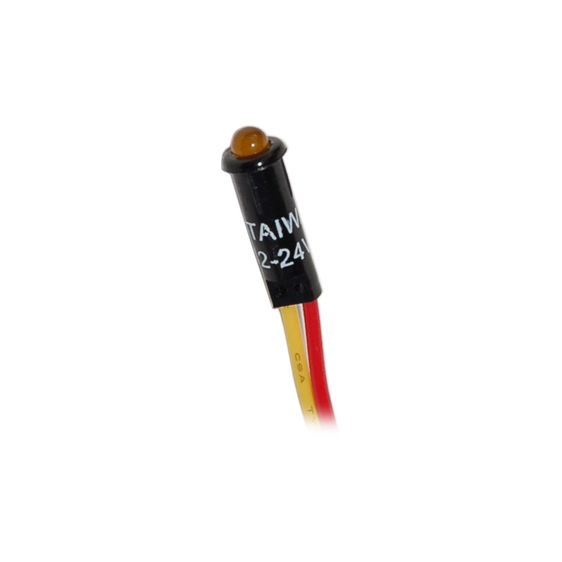 SPIA LED GIALLA 12/24V