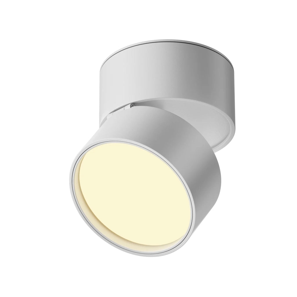 Maytoni Plafoniera moderna Onda 1 luce LED integrato bianco alluminio
