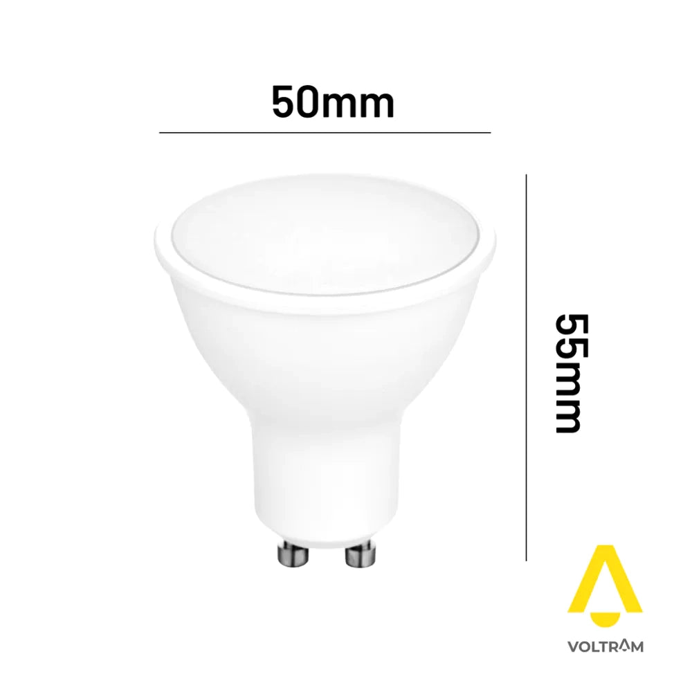 Lampadina LED GU10 2W 150LM IP20 bianco caldo 3000K