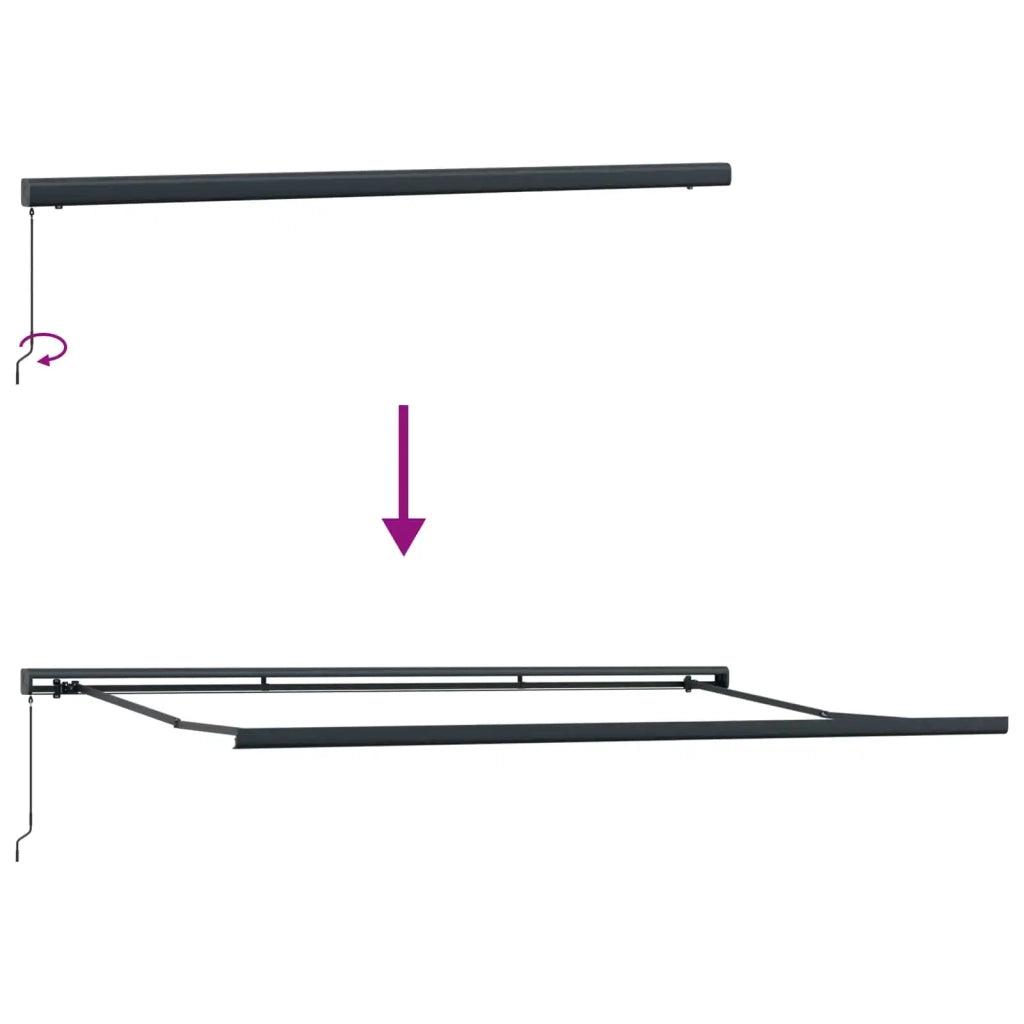 Tenda retrattile Multicolore 500 × 300 cm Tela e Alluminio 3331311