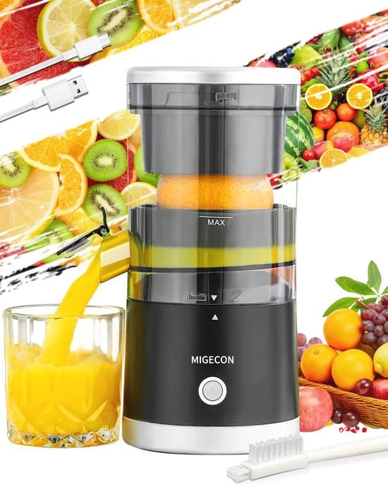 Citruspers elettrica portatile con funzione anti-tracimazione per succhi freschi