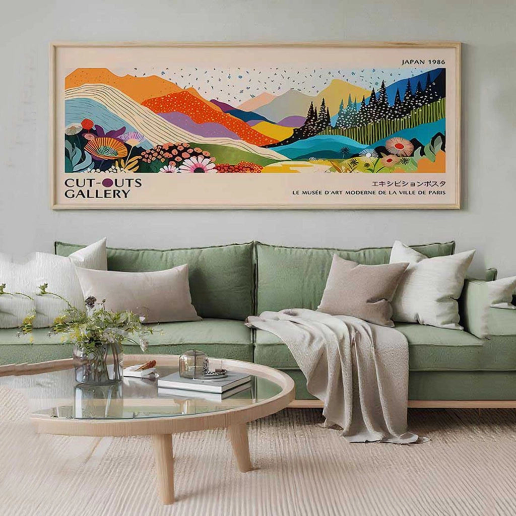 Misola, Quadro Materiale Struttura in Legno Nobilitato, 50x120h cm Multicolore