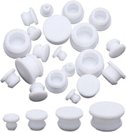 Stopperi di sostituzione in silicone - 24 pezzi - 4 misure - idonei per contenitori, shaker e bottiglie - cappucci rotondi - diametri 5/8/11/15mm - stopperi per sale e pepe