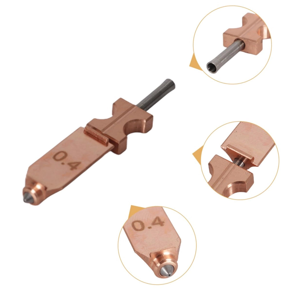 Kit per estrusore a caldo da 0,4 mm, interamente in metallo, adatto per materiali come PC, nylon e ABS