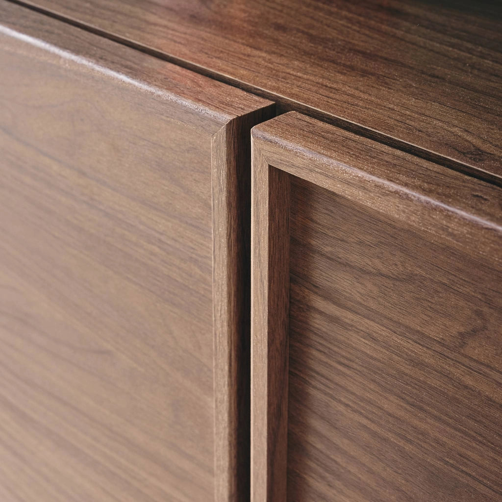 Credenza effetto legno 2 ante 80 cm, noce