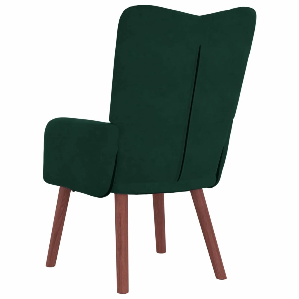 Divano Sedia-Poltrona Verde Scuro 63 x 67 x 94 cm Velluto 514359