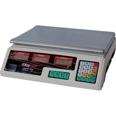 BILANCIA DIGITALE 420100 EFFEKG 35/GR 2 DISPLAY LCD PIATTO CM 34X23