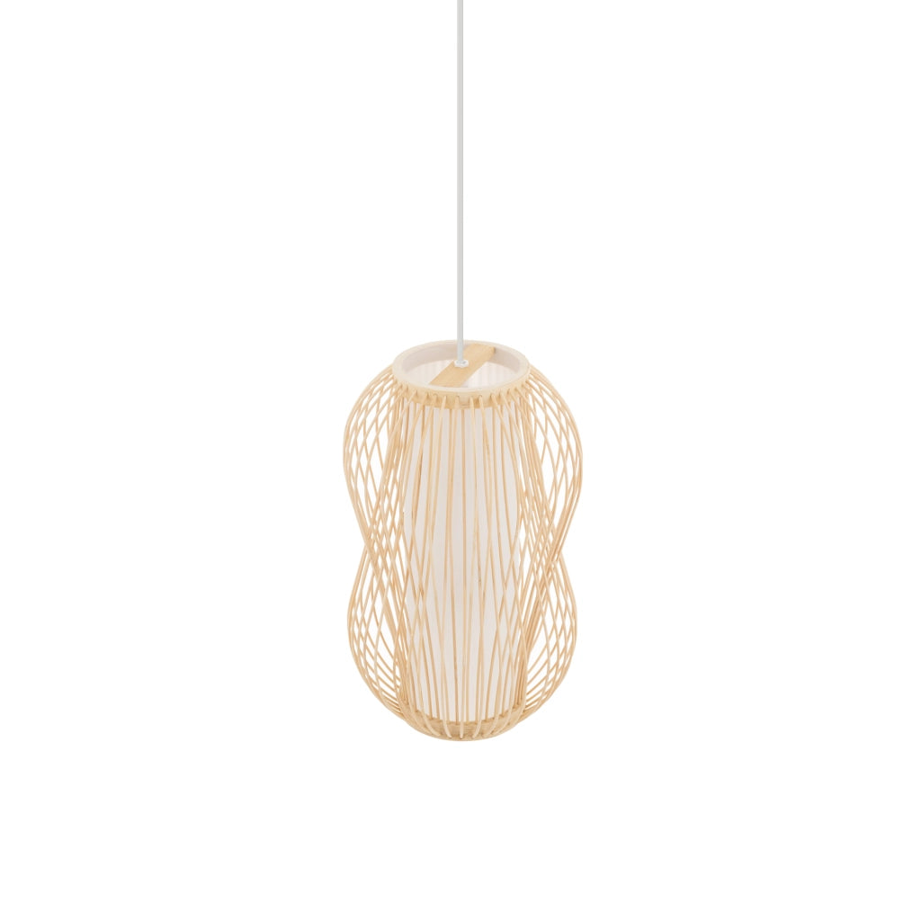 Lampada sospensione bambù Puket S E27 25W Nowodvorski