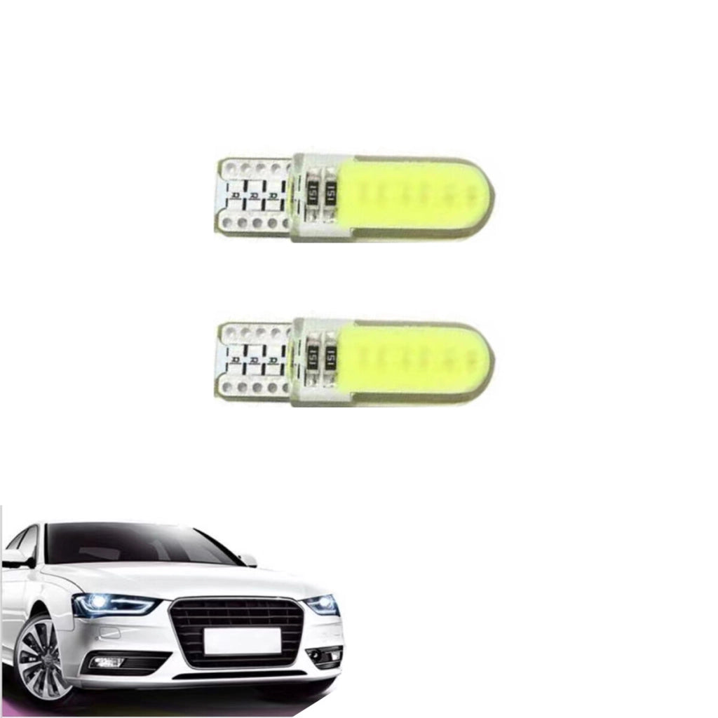 COPPIA LAMPADINE 12 LED SMD COB T10 AUTO 6000K CANBUS 1W LAMPADINA 12V CA-02730