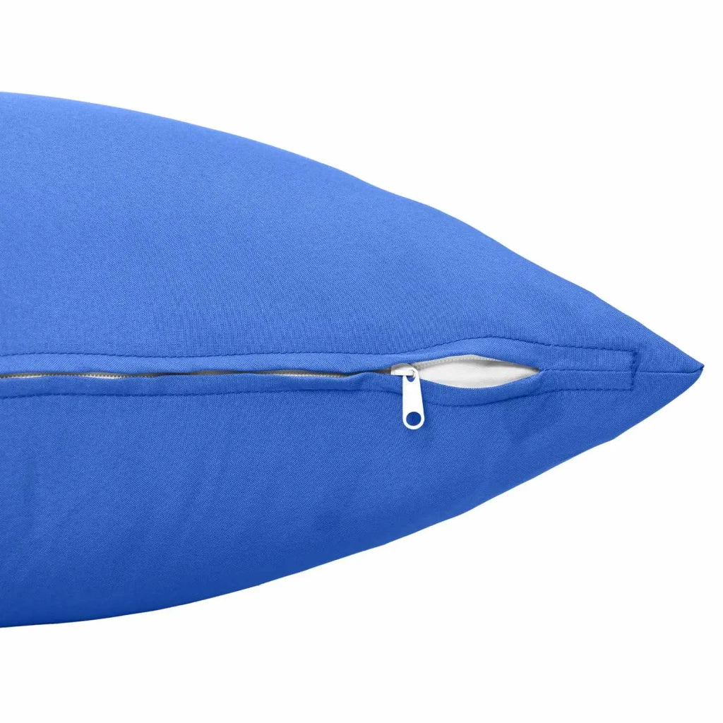 Cuscino 2 pz HEERLEN Blu Reale 50 x 75 cm Poliestere 927608
