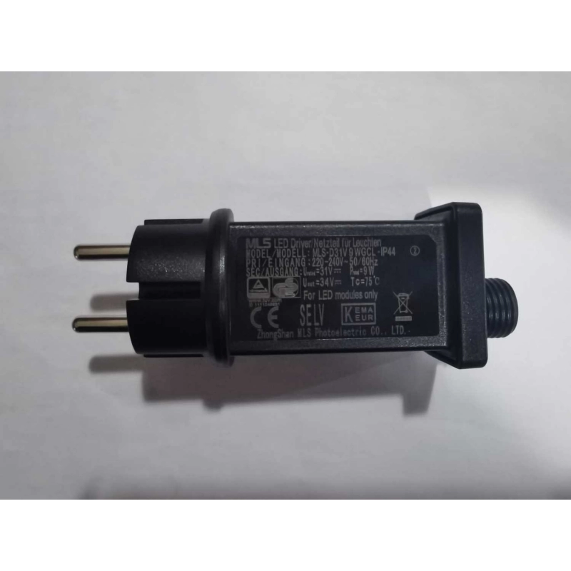 Luce filo 1200 led bianco caldo con controller 63m