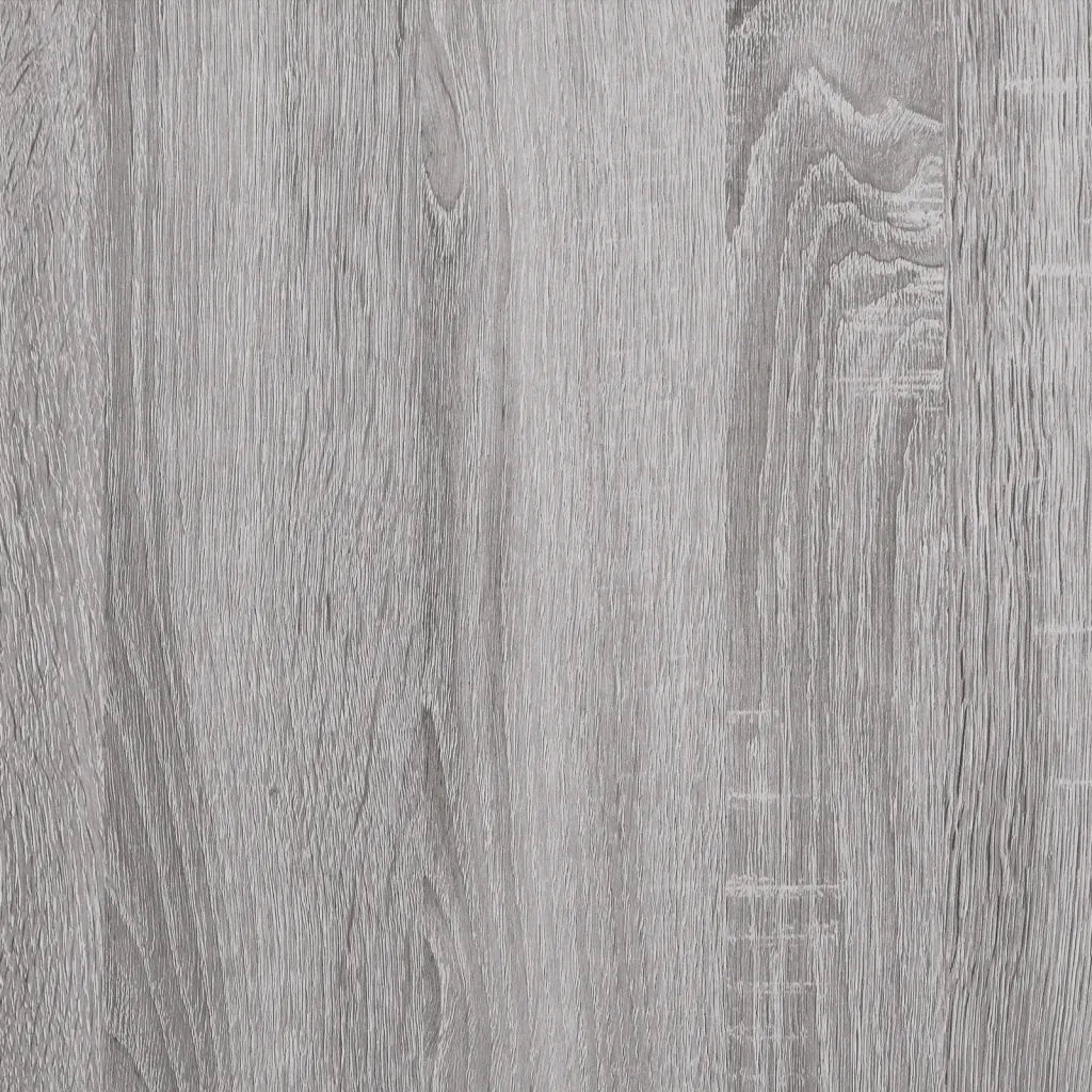 Letto singolo | Letto per adulti | Giroletto Testiera Grigio Sonoma 100x200 cm Legno Multistrato