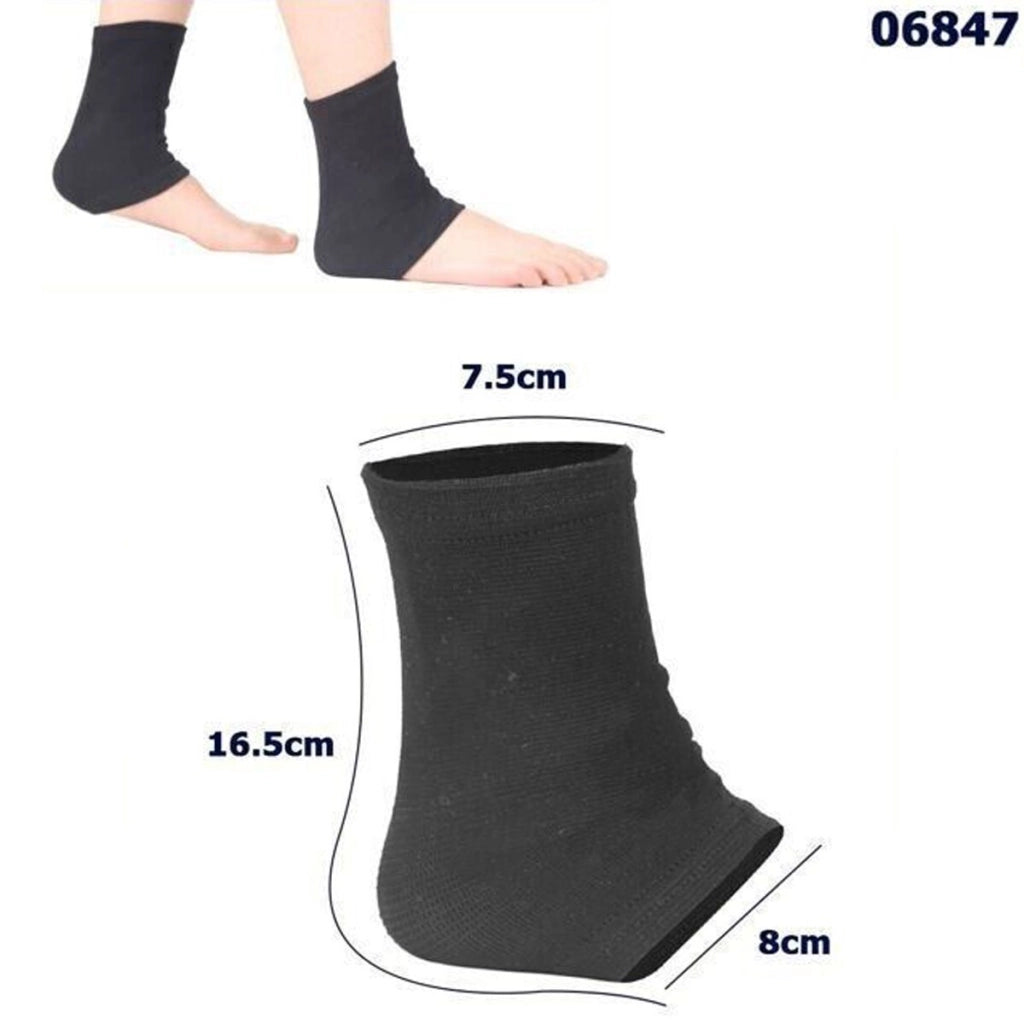 SET 2 SUPPORTI PER PROTEZIONE CAVIGLIA ELASTICA CAVIGLIERA TUTORE SPORT 06847